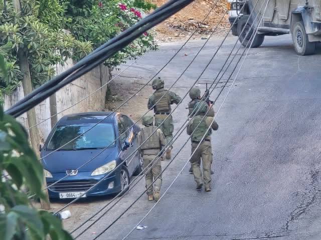 Israeli occupation forces storm Nablus in West Bank