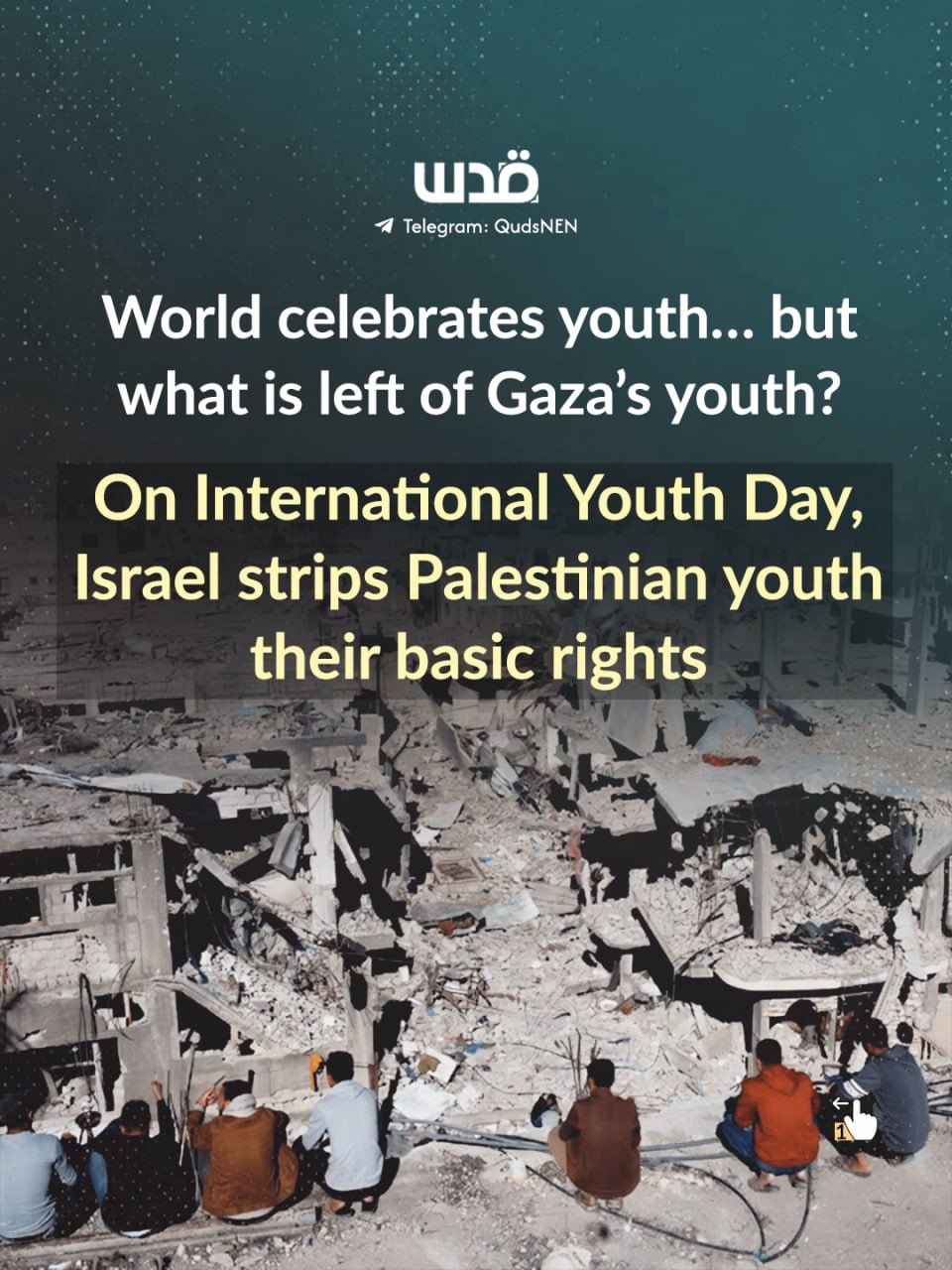 Gaza youth struggle to survive as Israel’s war destroys futures