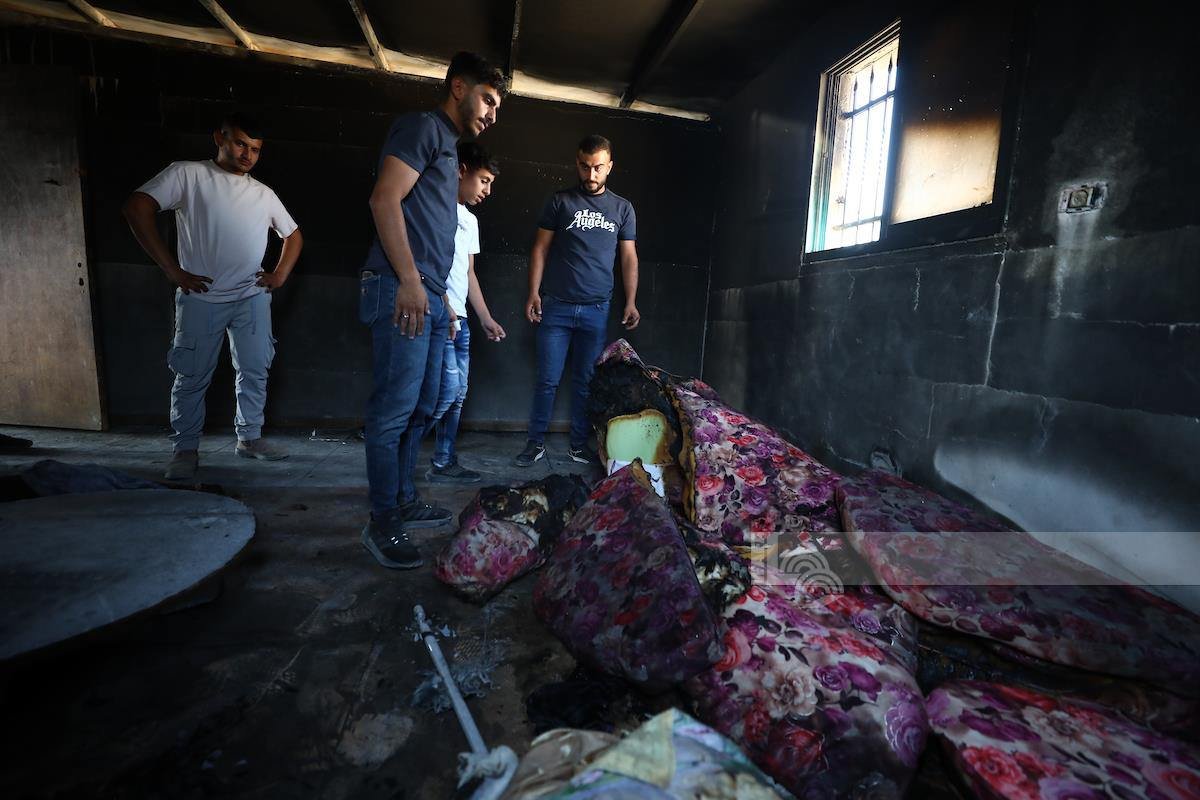 Settler arson attack on Palestinian home near Hebron