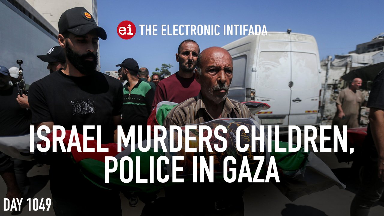 Israel murders children and police in Gaza
