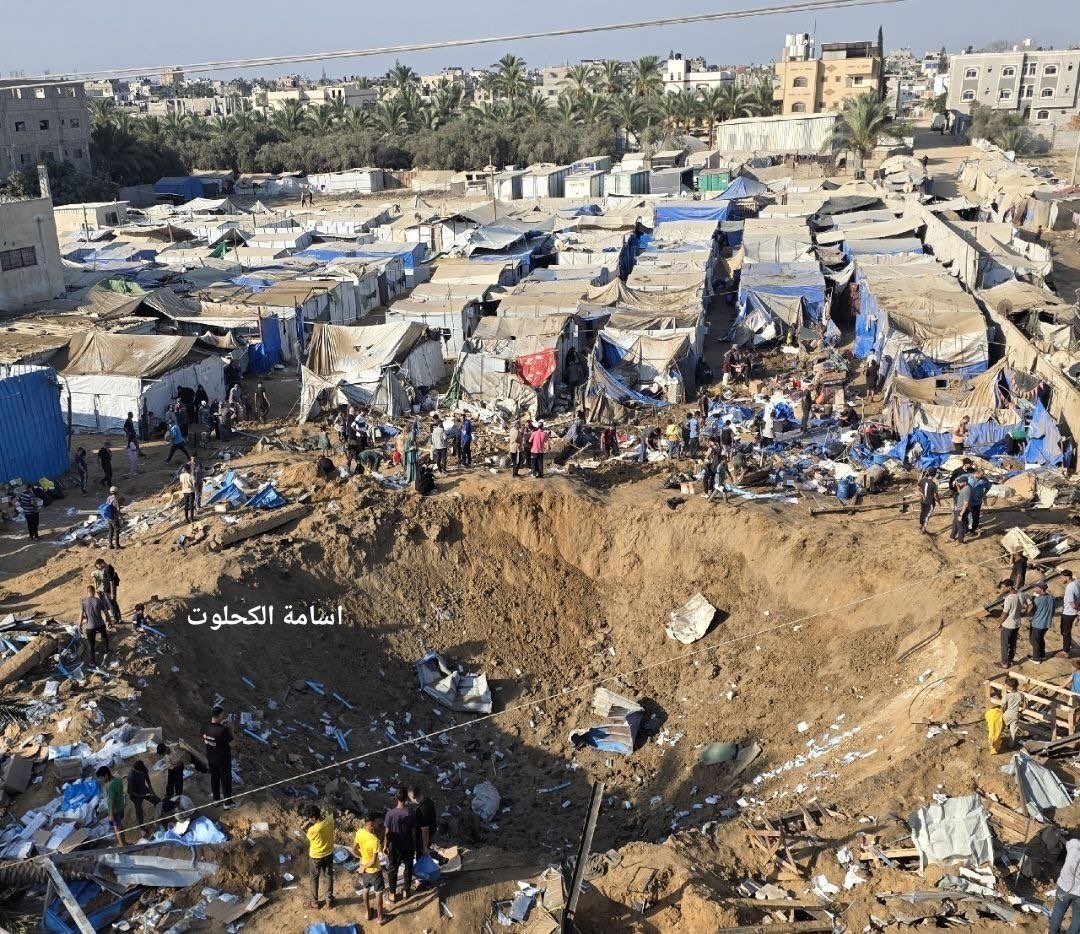 Gaza children bombed in refugee camp tents called genocide