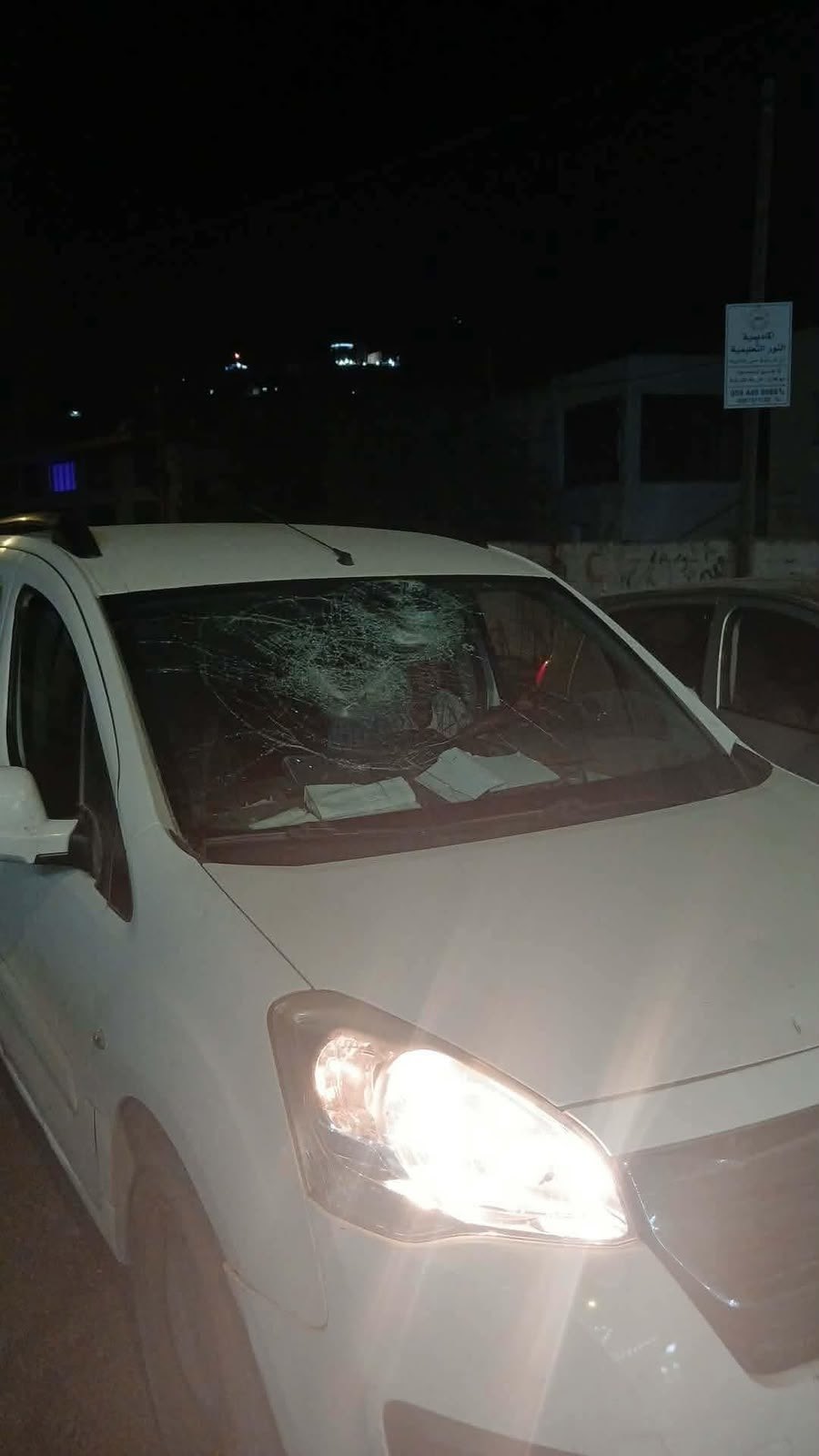 Israeli settlers attack Palestinian vehicles near Ramallah in West Bank