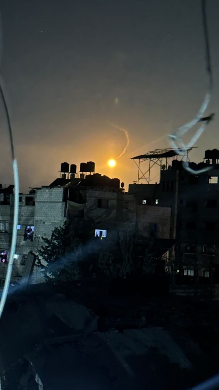 Israeli forces fire flares northwest of Gaza City