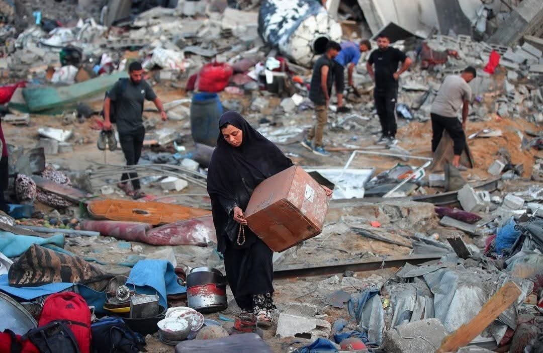 Daily scene in Gaza: families becoming homeless