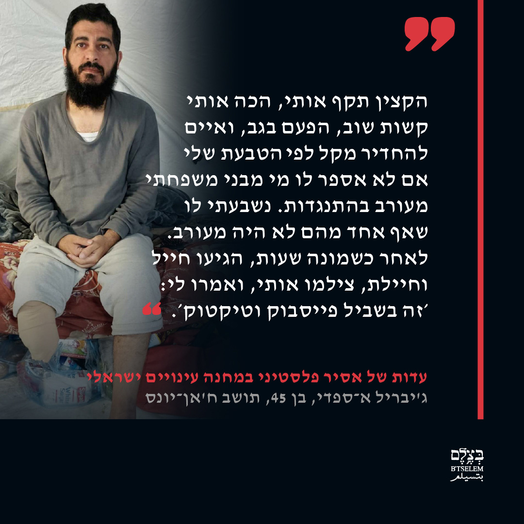 Palestinian detainees face torture, medical neglect in Israeli camps