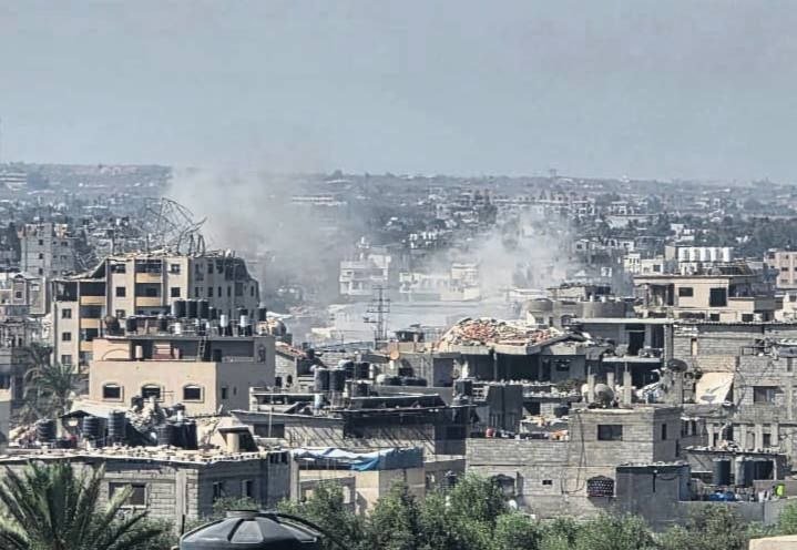 Israeli drone strike targets Nuseirat refugee camp in central Gaza