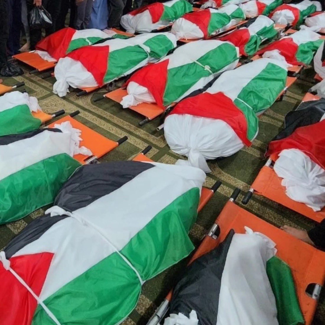 Gaza funeral for 50 Palestinians killed by Israel