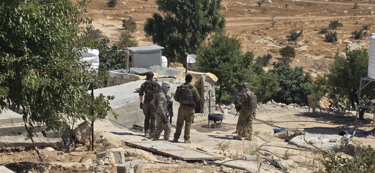 Israeli forces storm Khirbet Khalla al-Dabe’ in Masafer Yatta