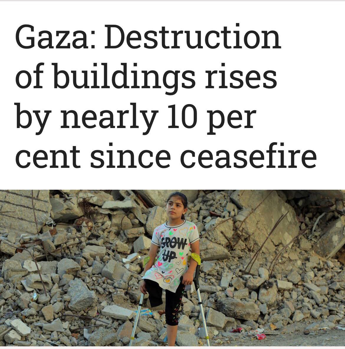 UNOSAT: Gaza destruction up 9% since October 2025 ceasefire