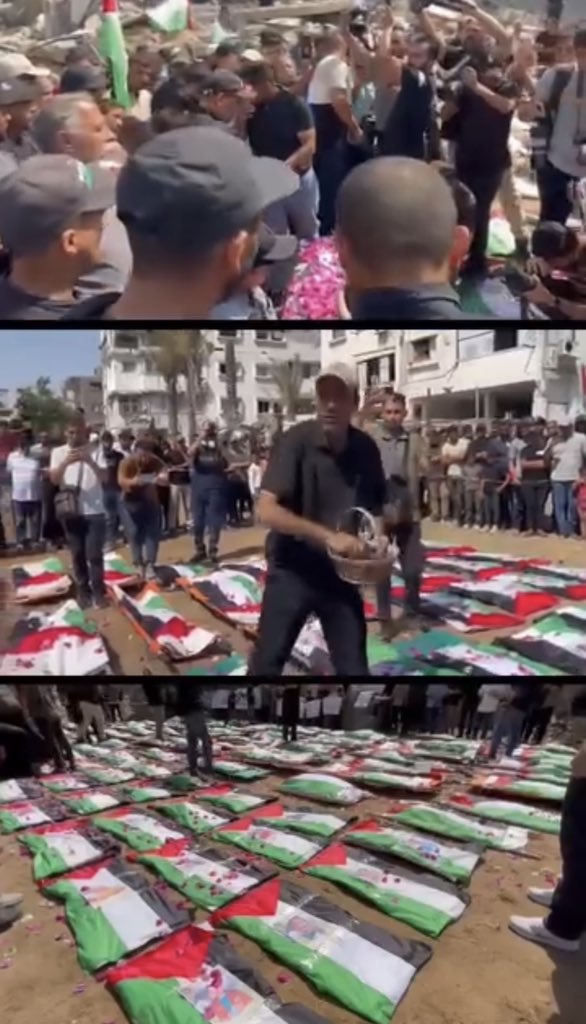 Gaza family holds funeral for 112 members killed in one strike