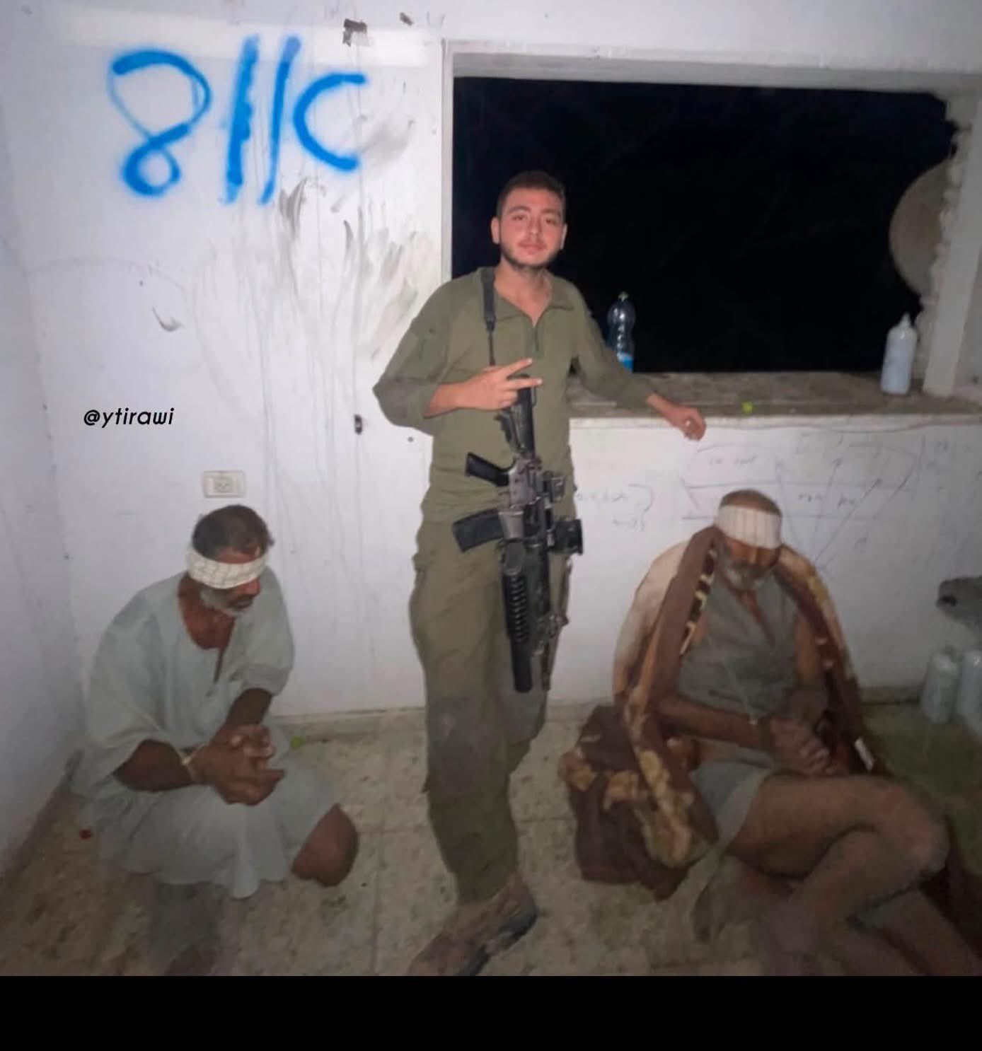 Israeli soldiers use elderly Palestinians as human shields in Beit Hanoun