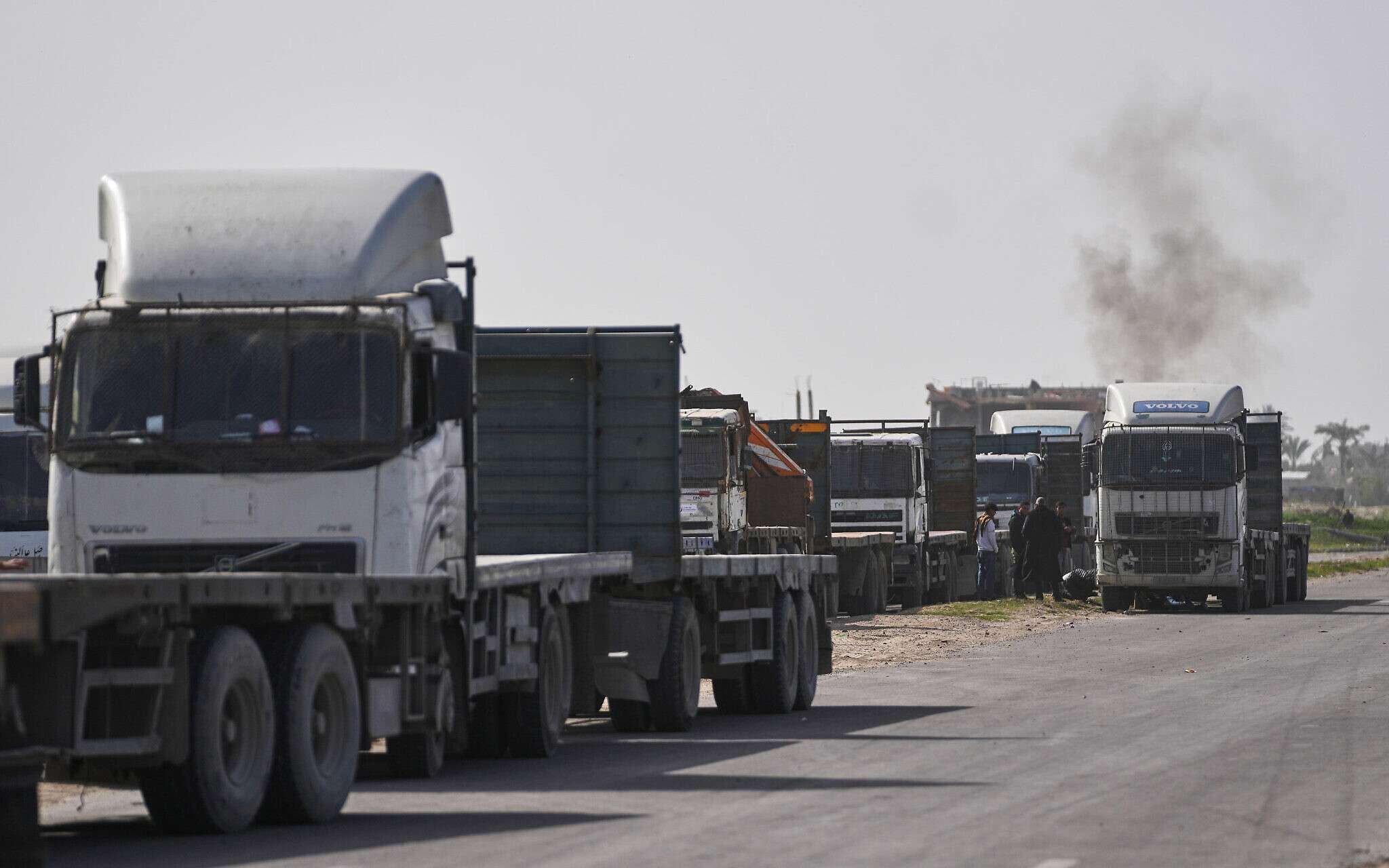 Israel’s siege destroys Gaza transport trucks and logistics infrastructure