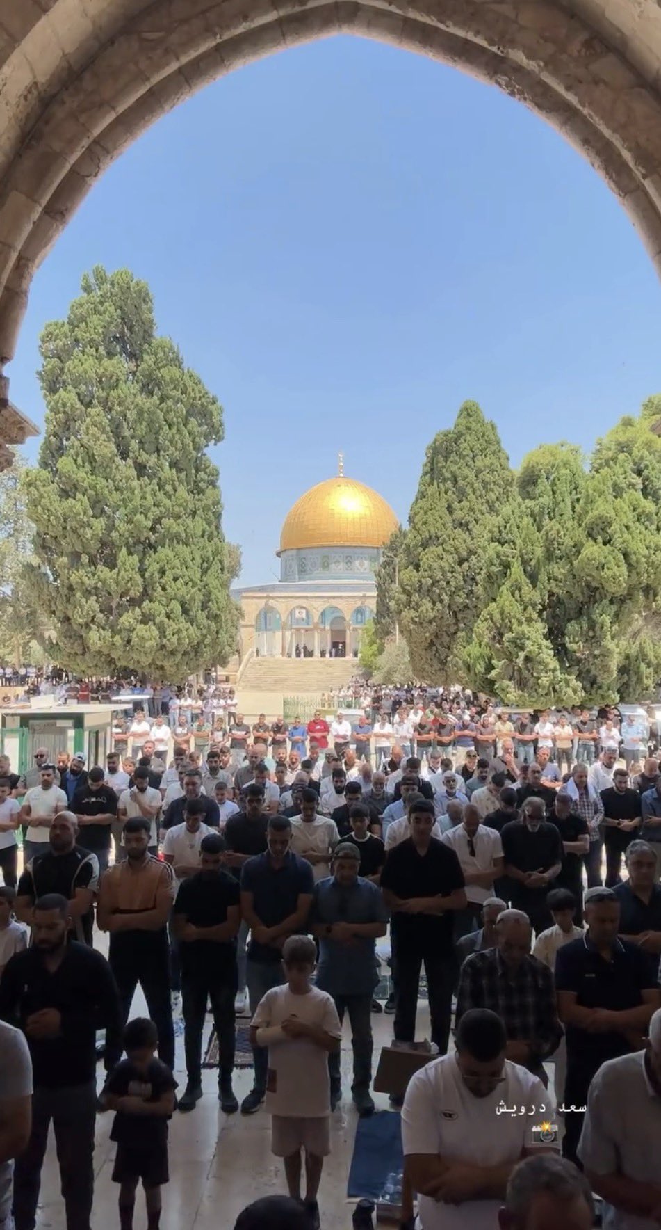 Palestinians mark 57th anniversary of Al-Aqsa arson at Friday prayers