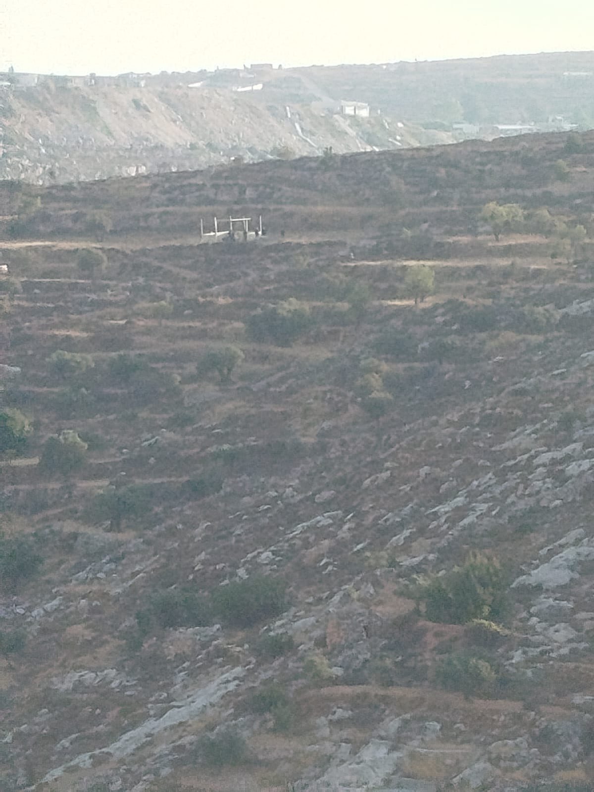 Israeli settlers install new settlement tent in Barqa, West Bank