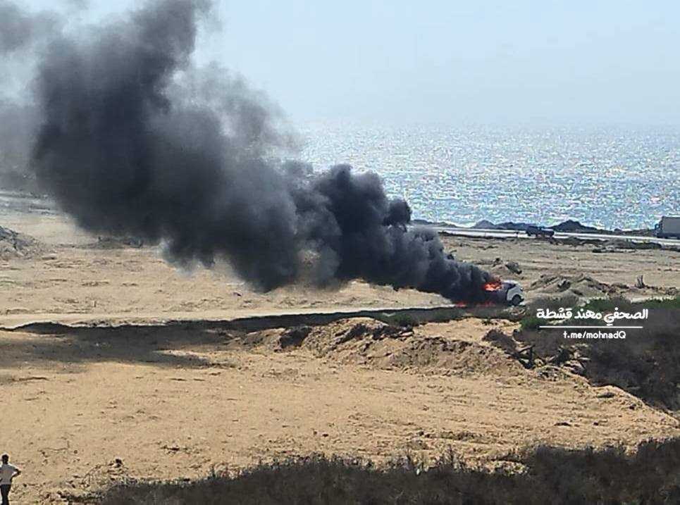 Israeli airstrike targets Sheikh Ajlin, southwest Gaza City