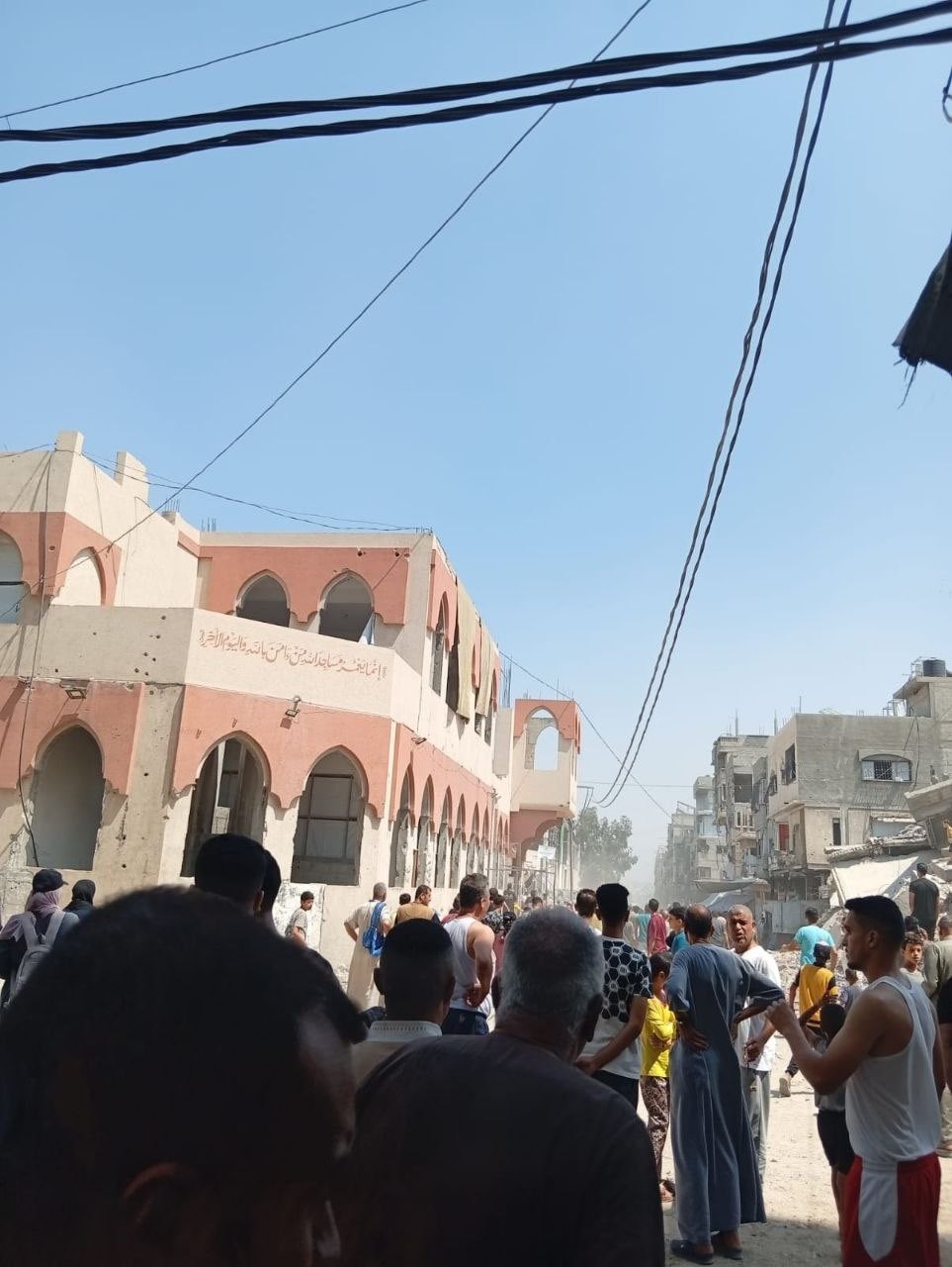 Israeli airstrike on Al-Amal neighborhood, Khan Younis