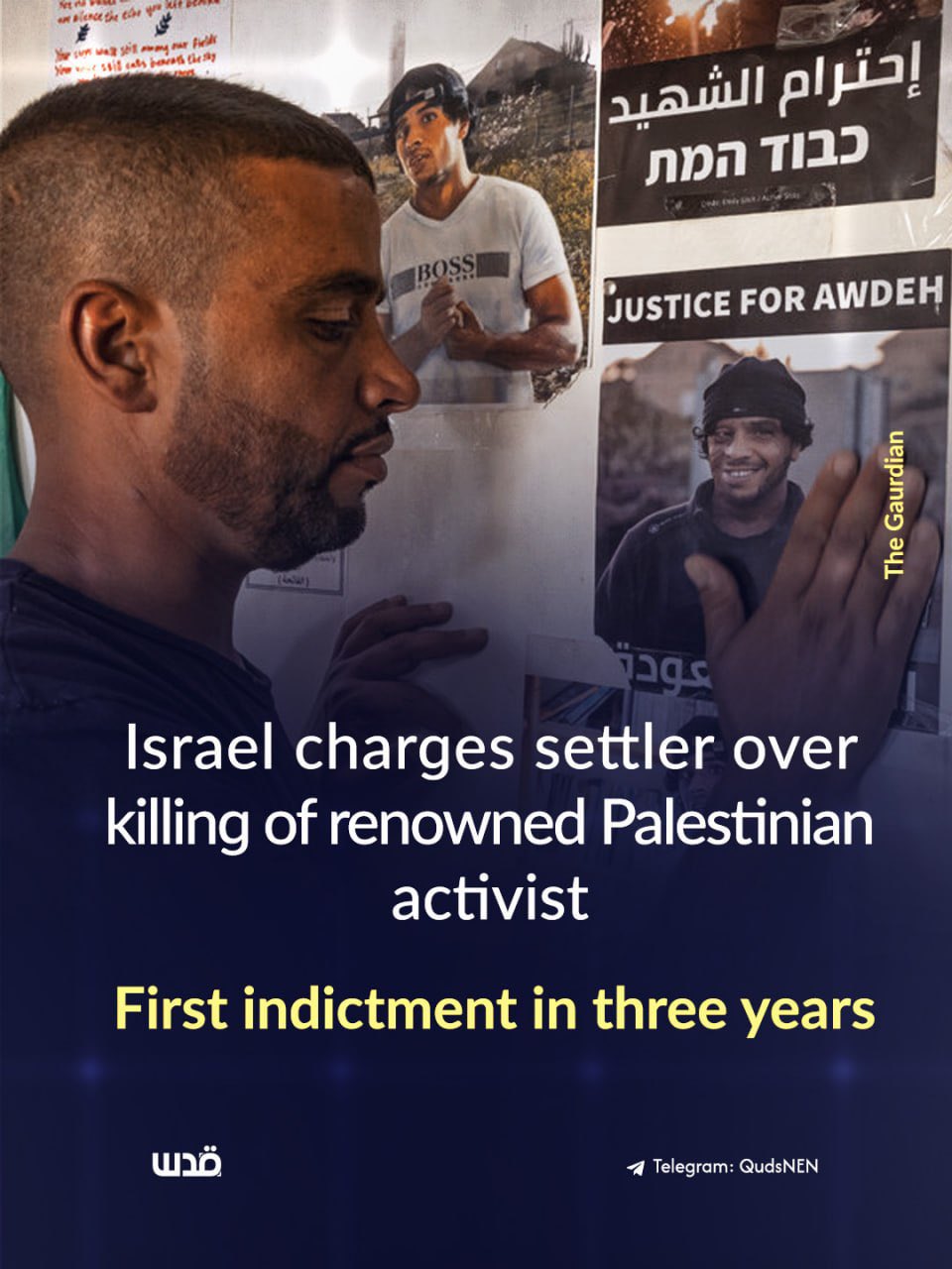 Israeli settler charged in killing of Palestinian activist Awdah Hathaleen