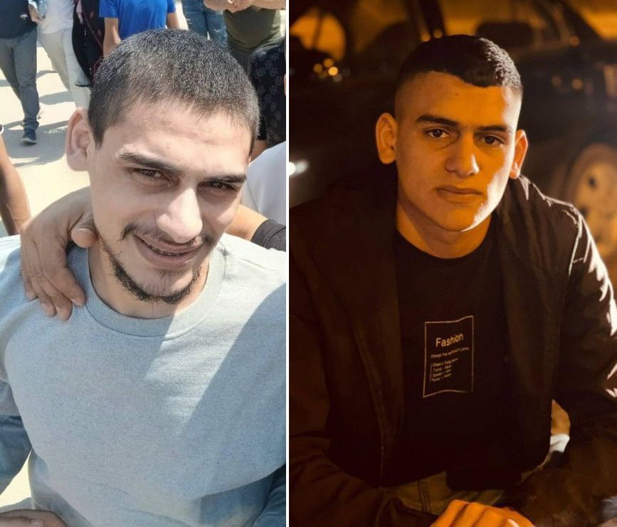 Palestinian detainee Mohammed Slimiya before and after 45 months in Israeli detention