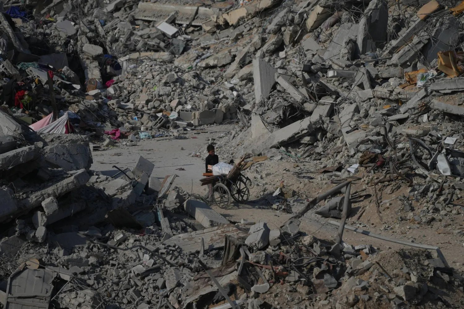 8,000 bodies believed buried under rubble across Gaza
