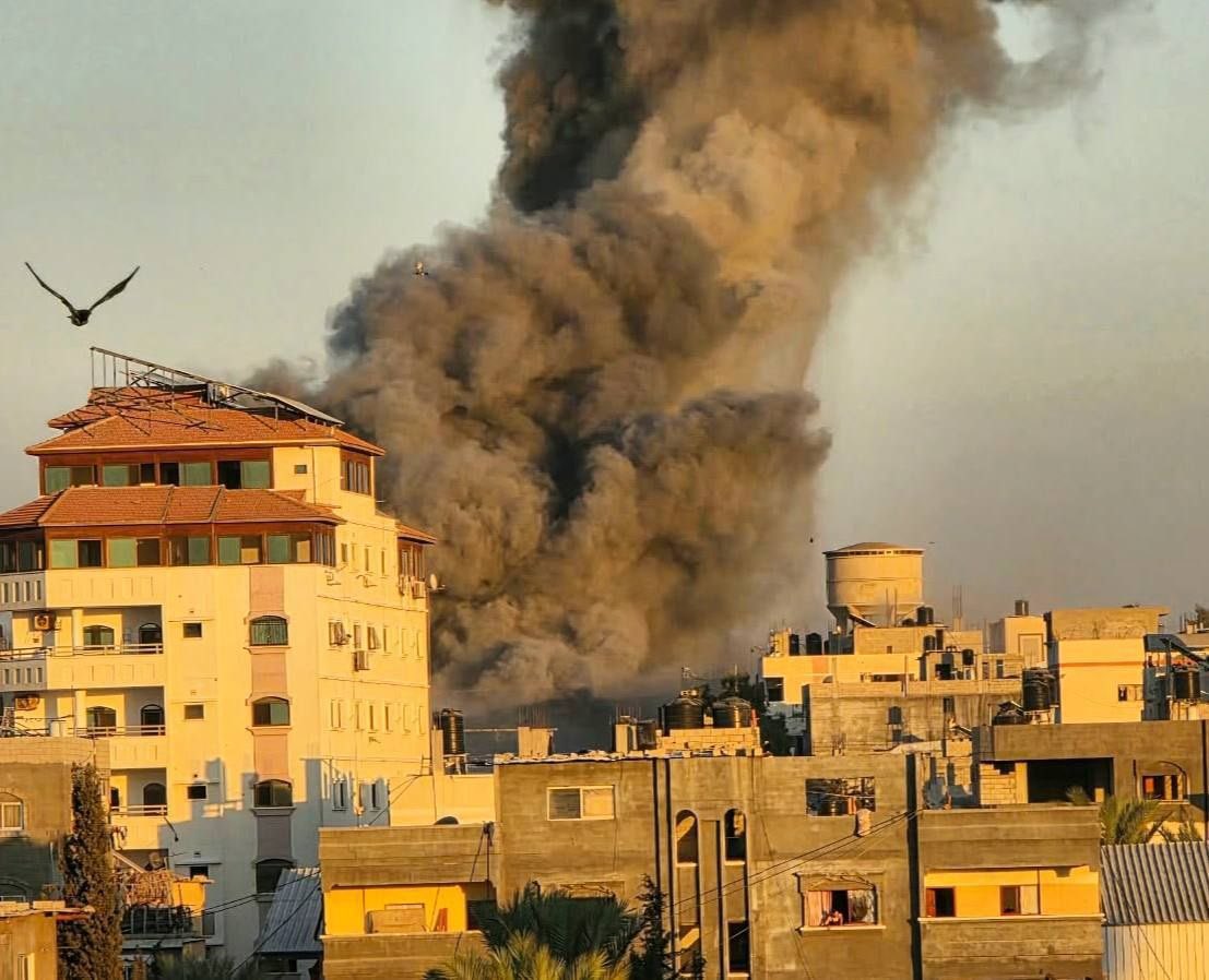 Three Palestinians injured in Israeli airstrike on Deir al-Balah