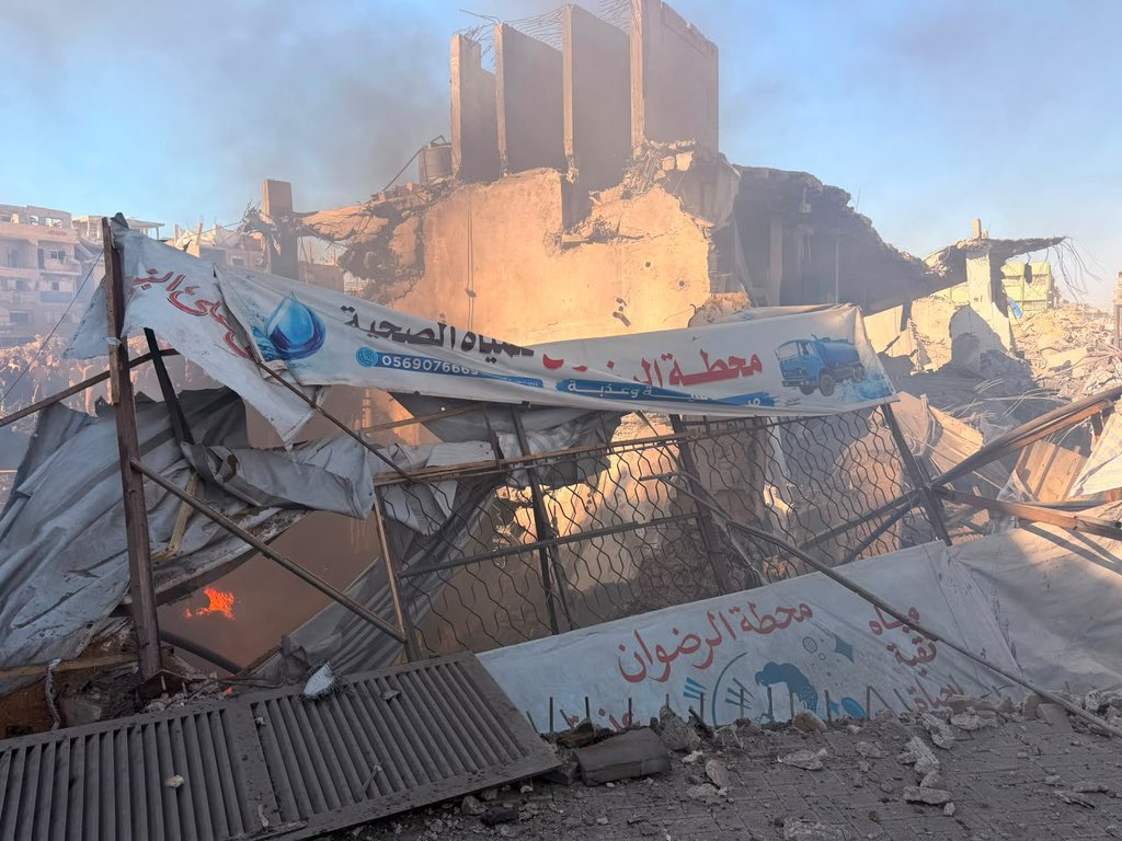 Israeli forces bomb desalination plant in Gaza