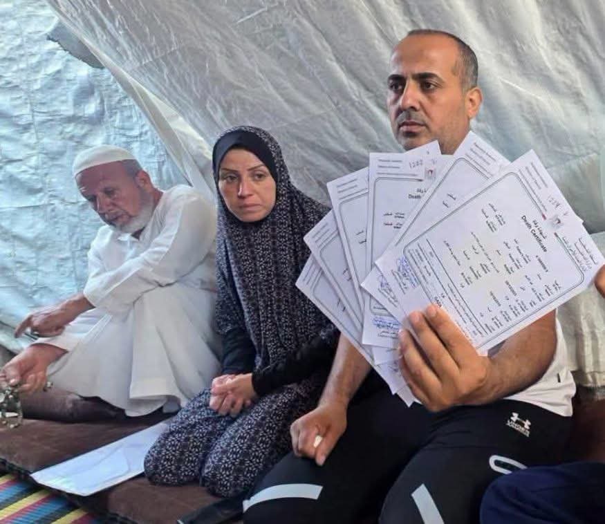 Released Gaza prisoner returns to death certificates of six children