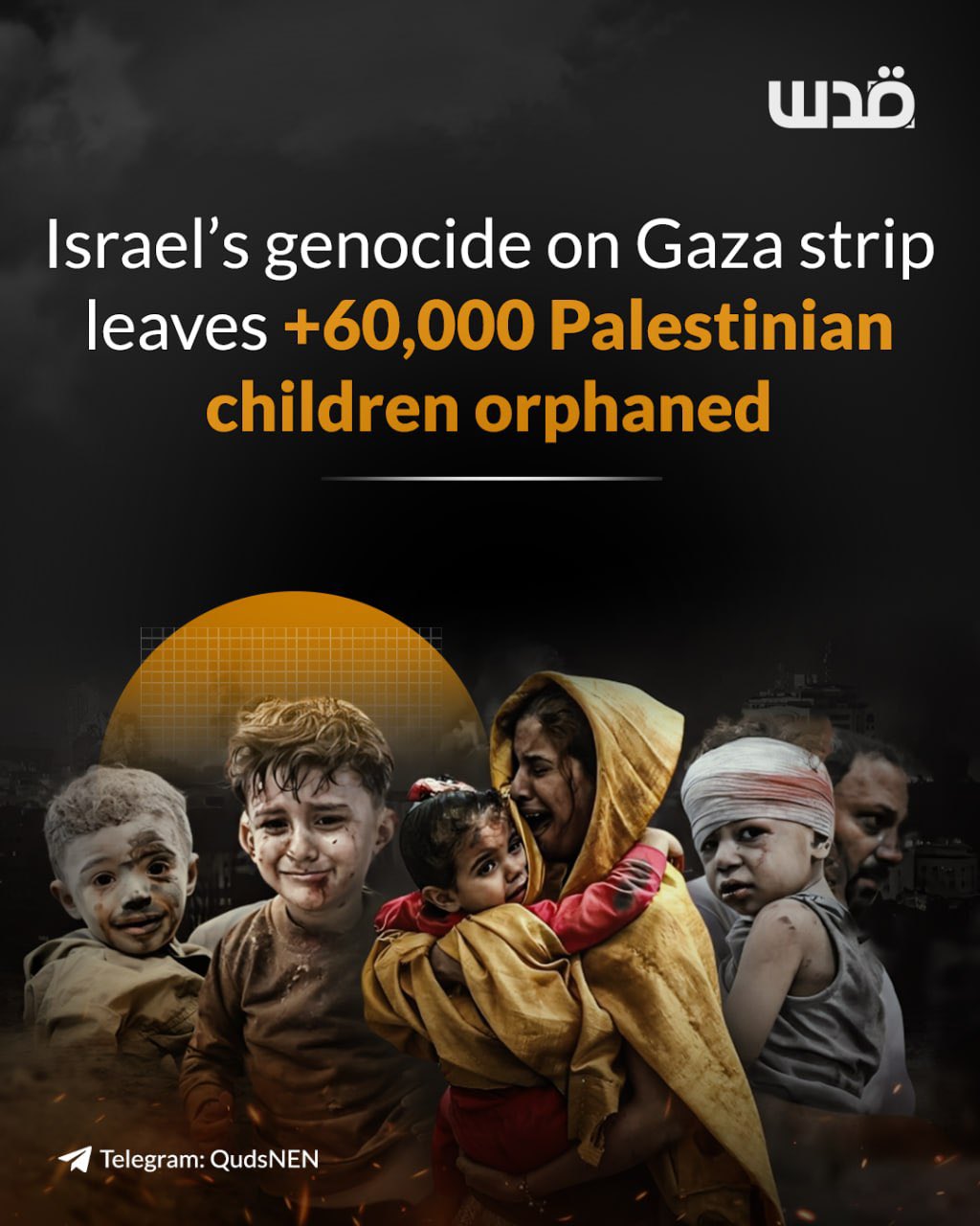 60,700 Palestinian children orphaned in Gaza since October 2023