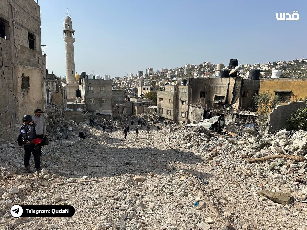 Israeli demolition alters Nour Shams camp in Tulkarm