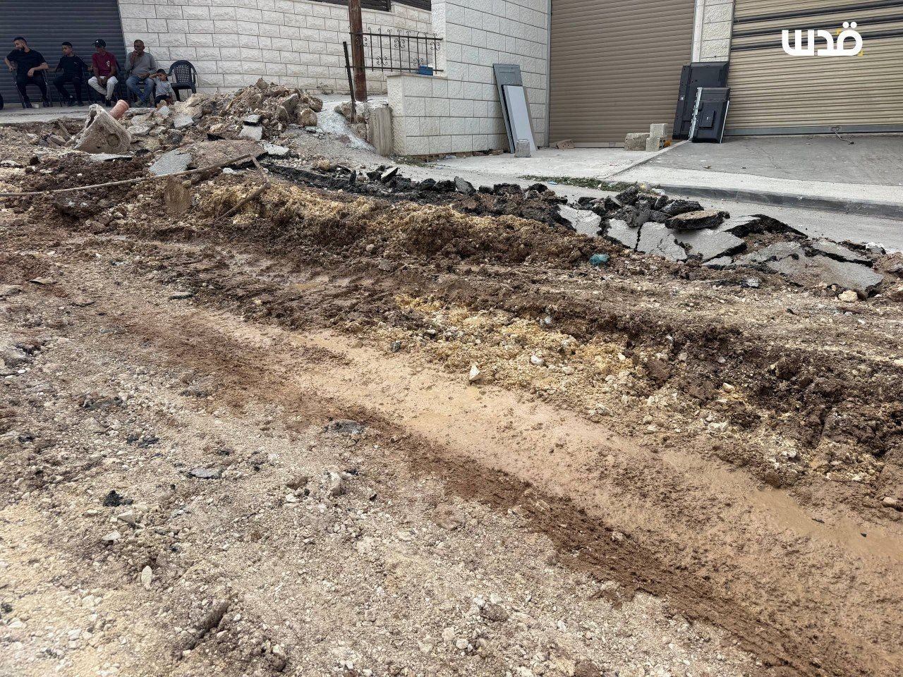Israeli forces bulldoze infrastructure near Nour Shams camp, Tulkarm