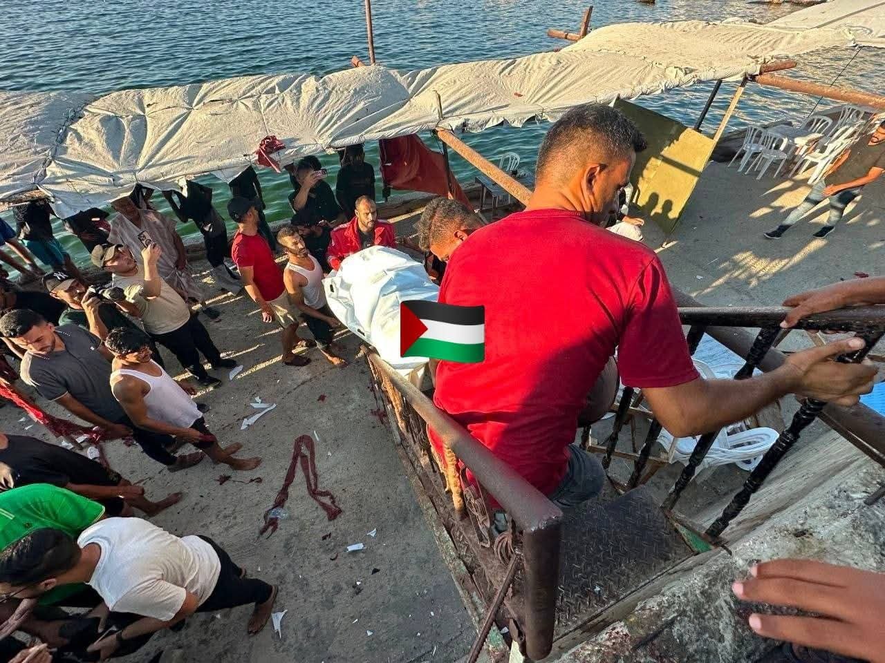 Six killed in Israeli strike on Gaza seashore café
