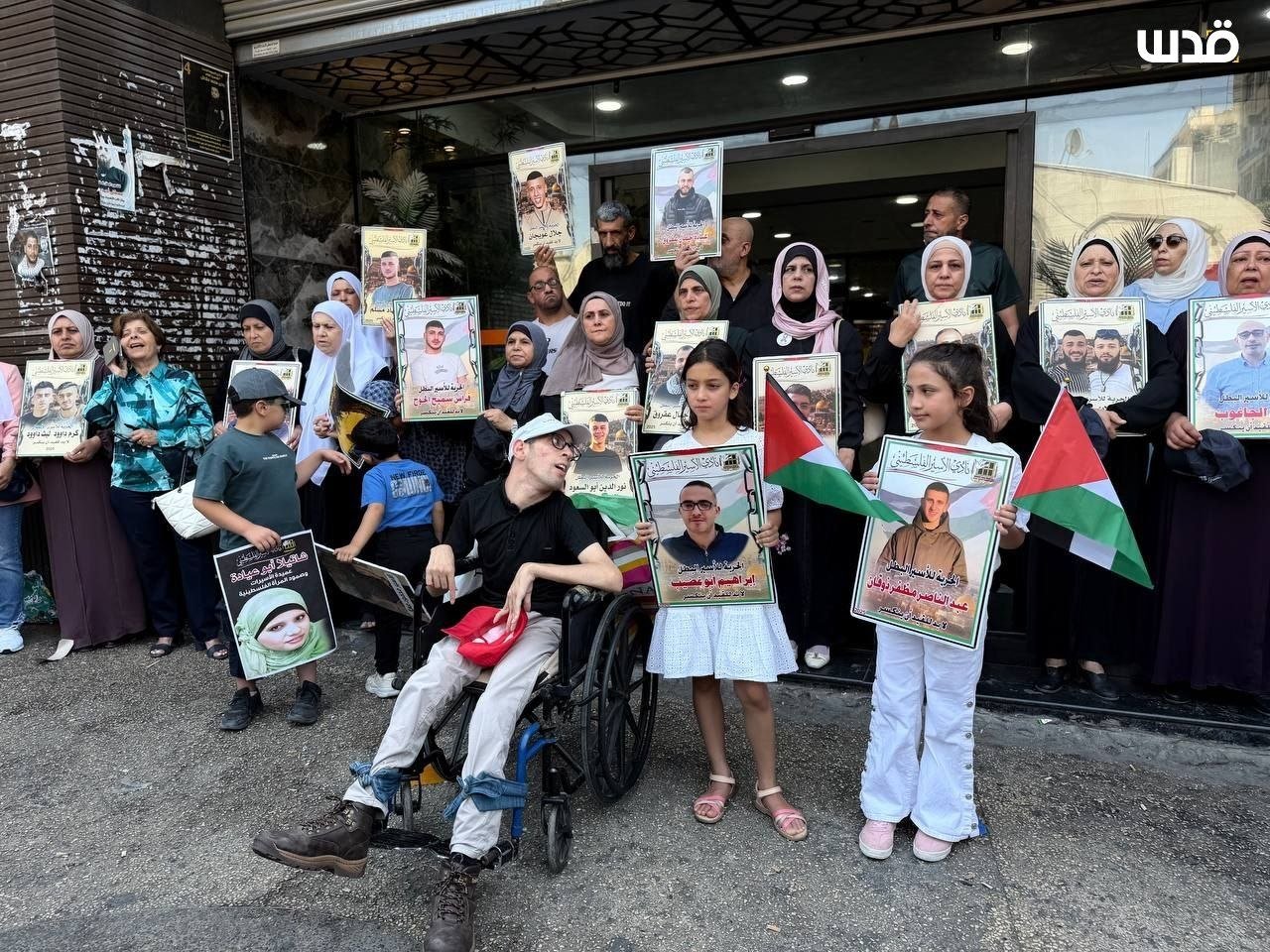 Vigil in Nablus for Palestinian detainees in Israeli prisons