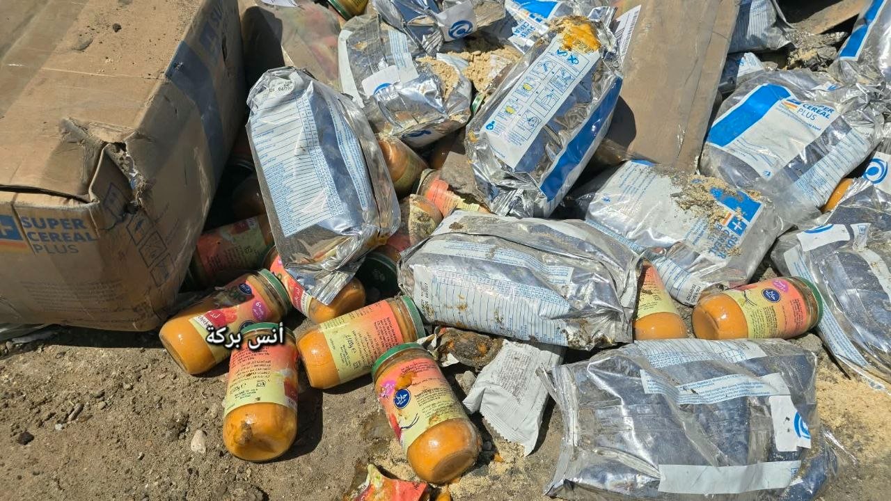 Israeli strike destroys food warehouse in Deir Al-Balah, Gaza