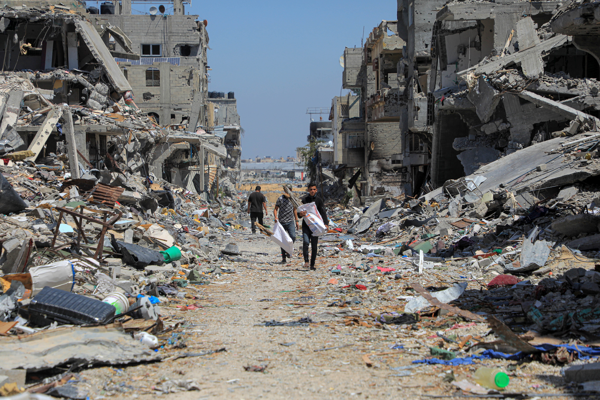 Doha searches for siblings Anas and Omar after home destroyed