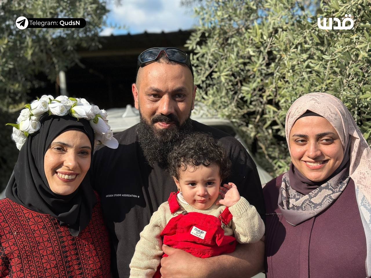 Freed Palestinian detainee Rasha Hijjawi reunites with family in Tulkarm