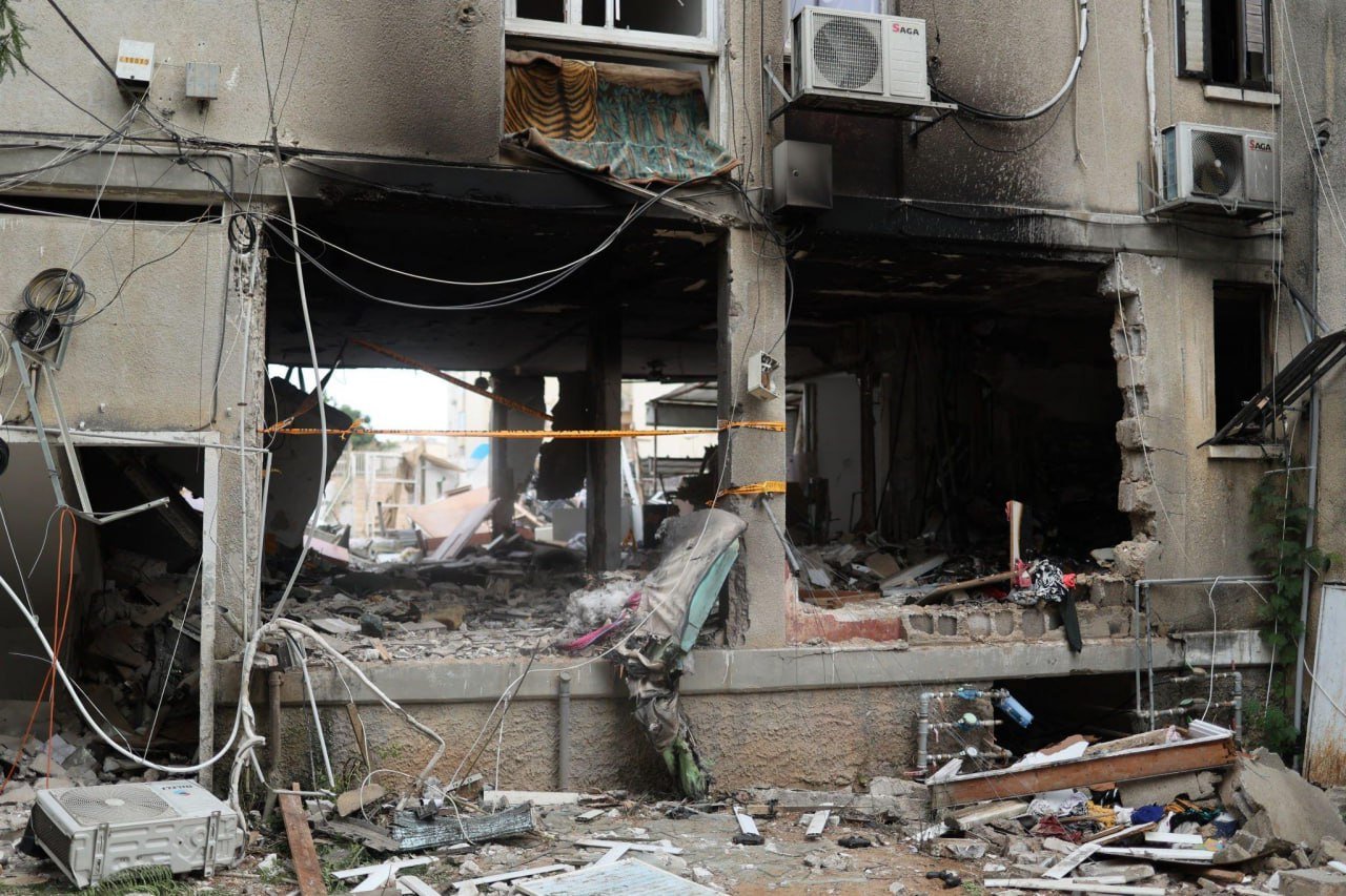 Photos of destruction in Israeli settlements from Palestinian resistance rockets